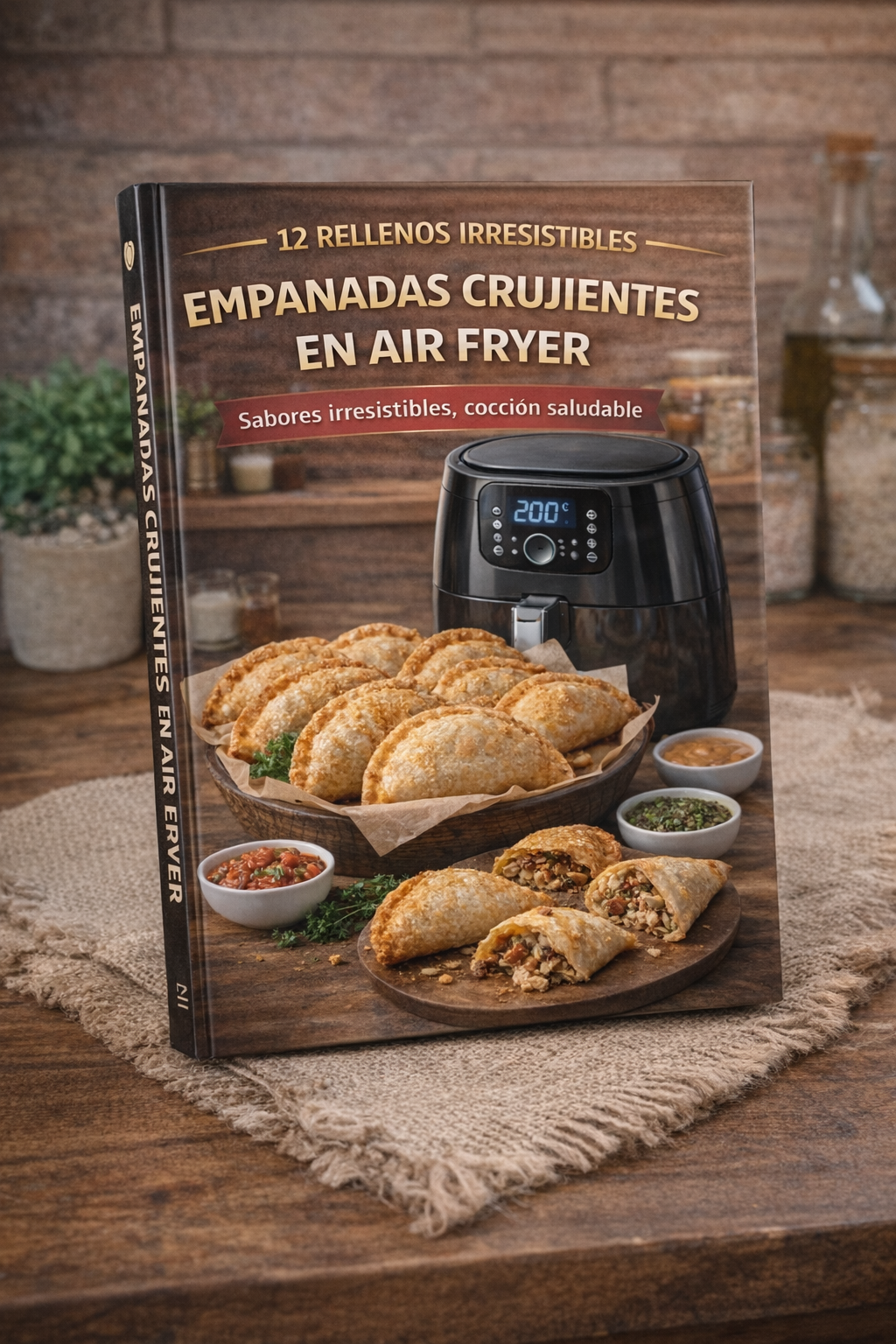 Empanadas Crujientes en Air Fryer (12 Rellenos Irresistibles)